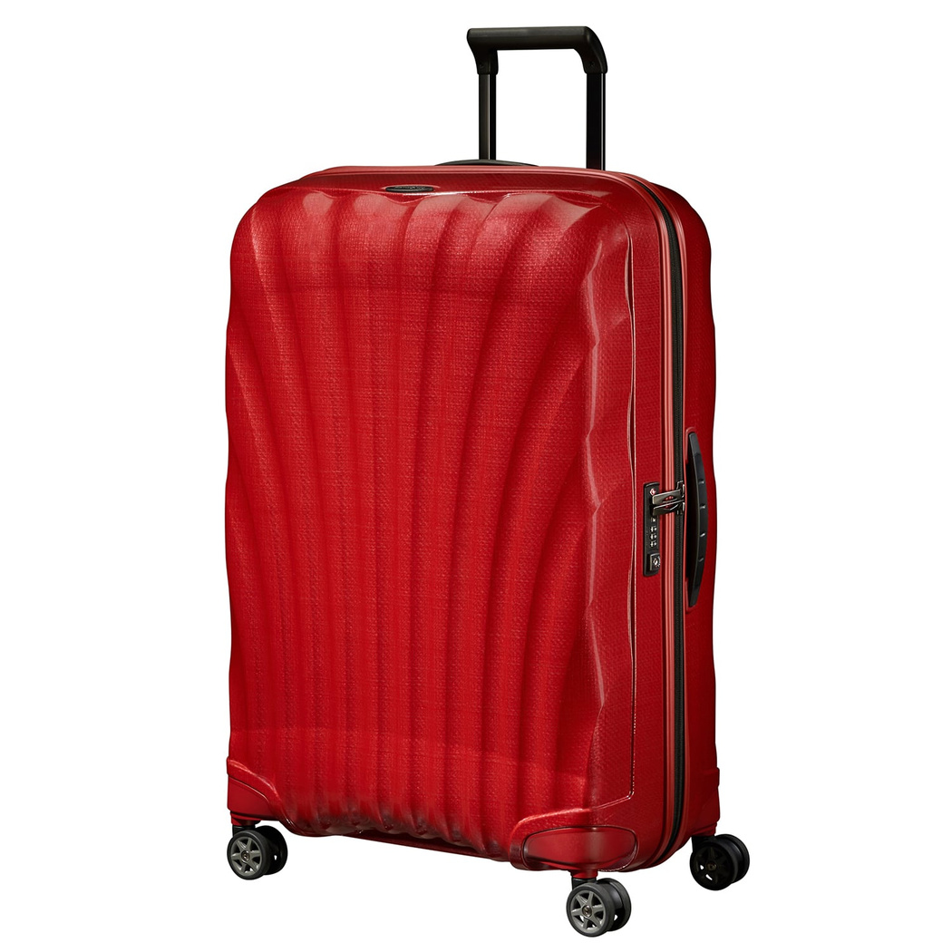 Samsonite C-Lite - Spinner Kırmızı 4 Tekerlekli Büyük Boy Valiz 75cm