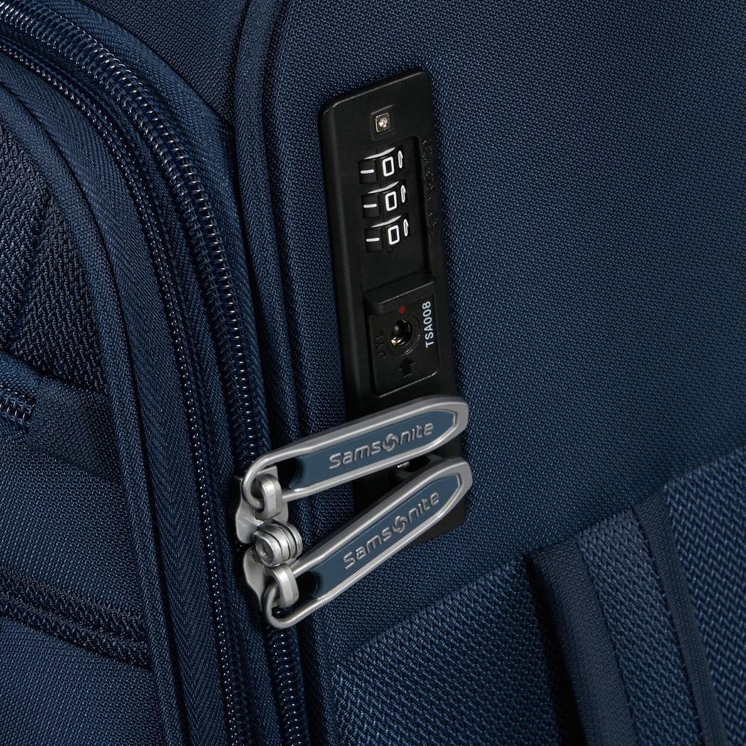 Samsonite GoTwist Spinner Lacivert 55/20 Körüklü Kabin Boy Valiz