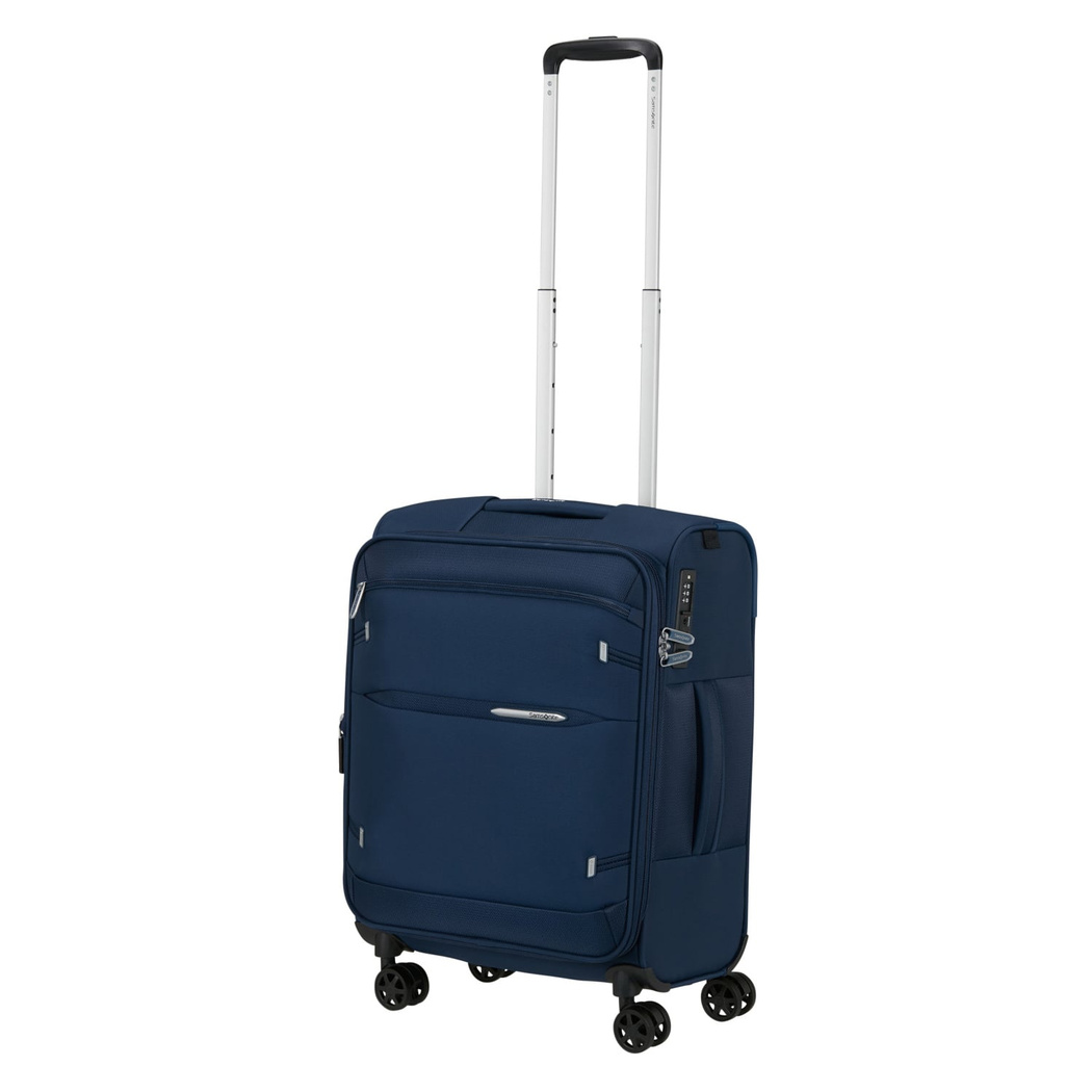 Samsonite GoTwist Spinner Lacivert 55/20 Körüklü Kabin Boy Valiz