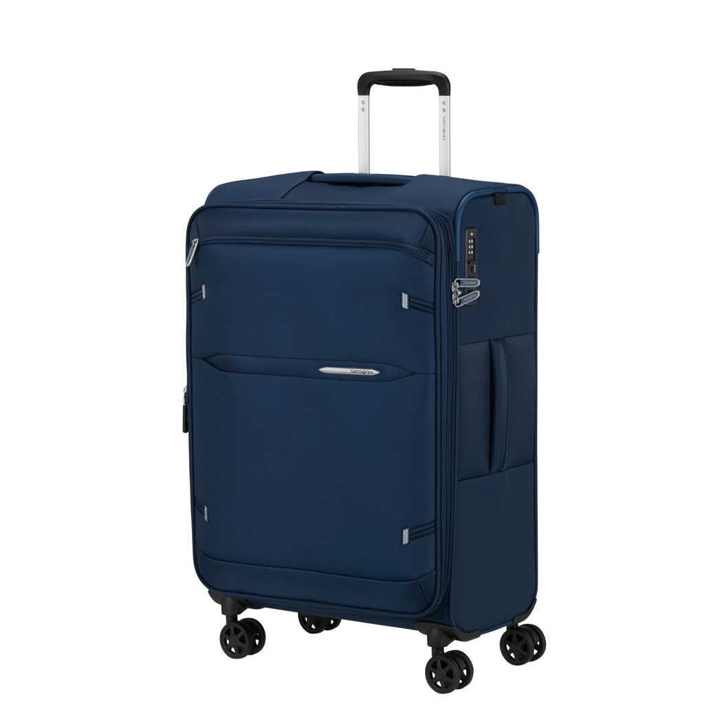 Samsonite GoTwist Spinner Lacivert 68/25 Körüklü Orta Boy Valiz