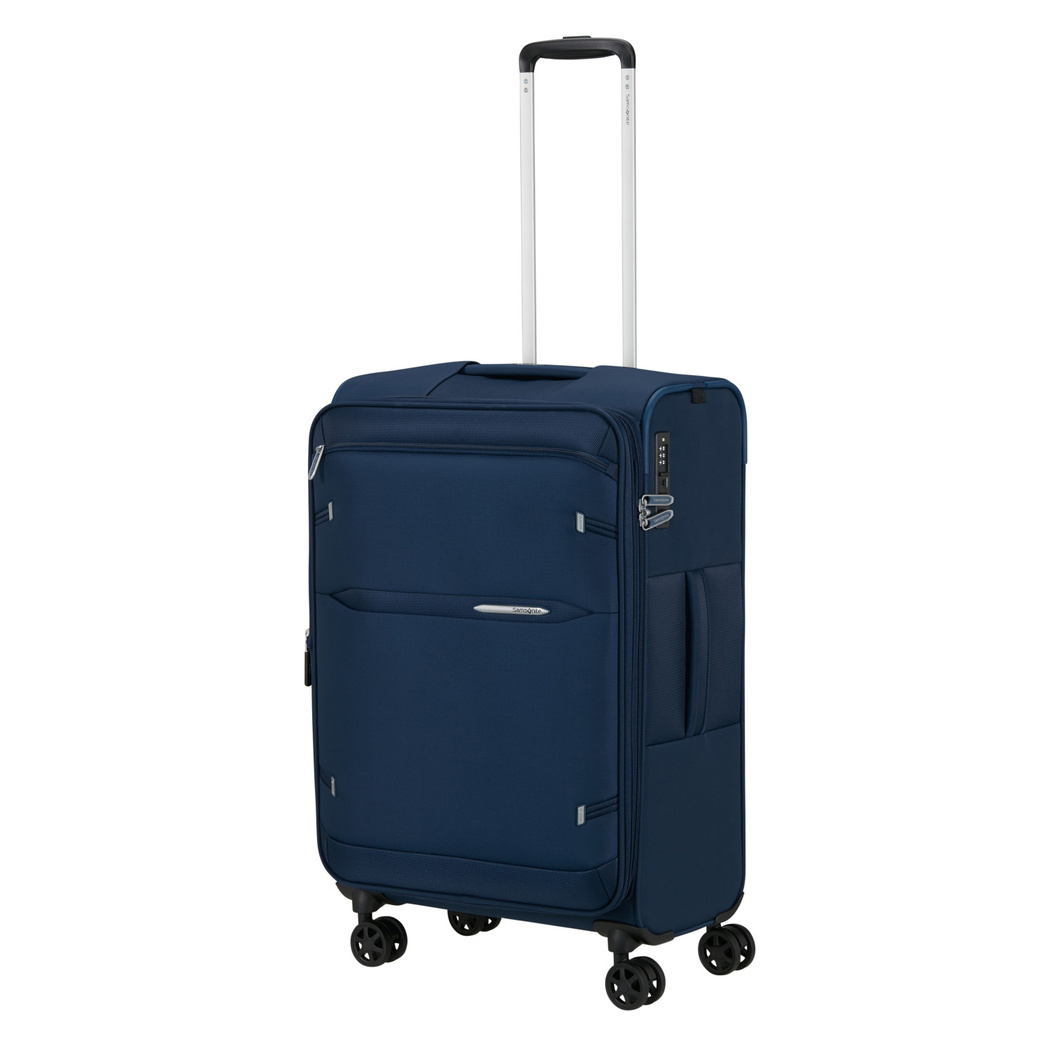 Samsonite GoTwist Spinner Lacivert 68/25 Körüklü Orta Boy Valiz