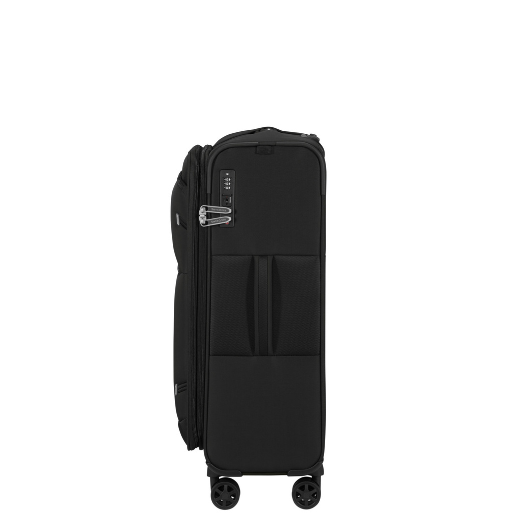 Samsonite GoTwist Spinner Siyah 68/25 Körüklü Orta Boy Valiz