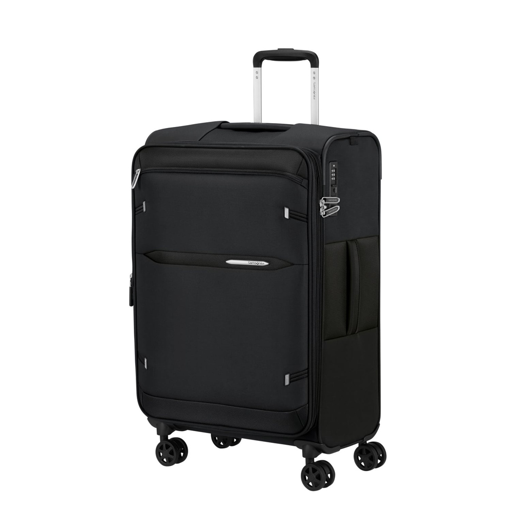 Samsonite GoTwist Spinner Siyah 68/25 Körüklü Orta Boy Valiz