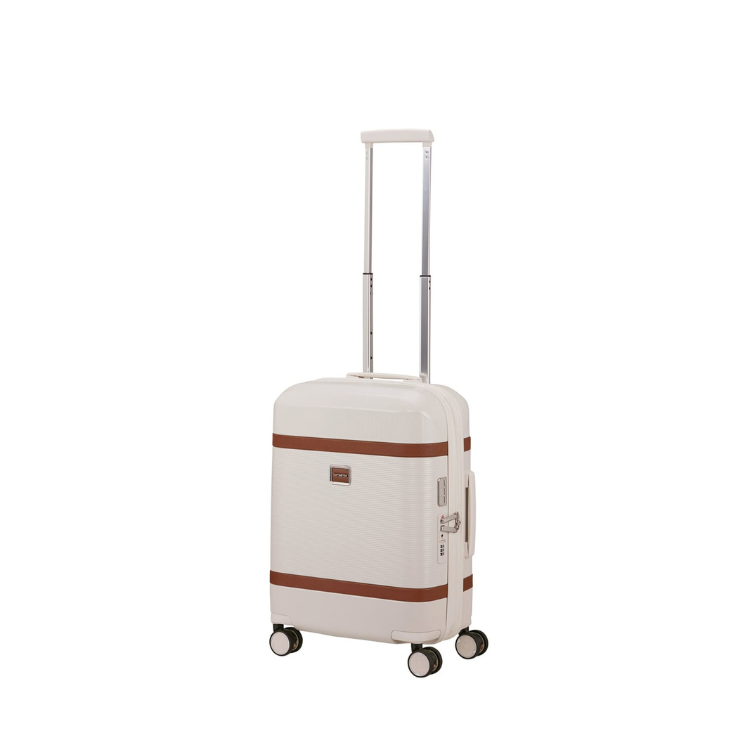 Samsonite Image Kırık Beyaz - 4 Tekerlekli Körüklü 55/20 Kabin Boy Valiz