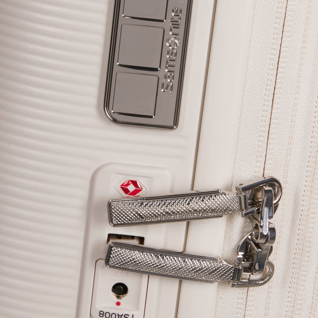Samsonite Image Kırık Beyaz - 4 Tekerlekli Körüklü 55/20 Kabin Boy Valiz
