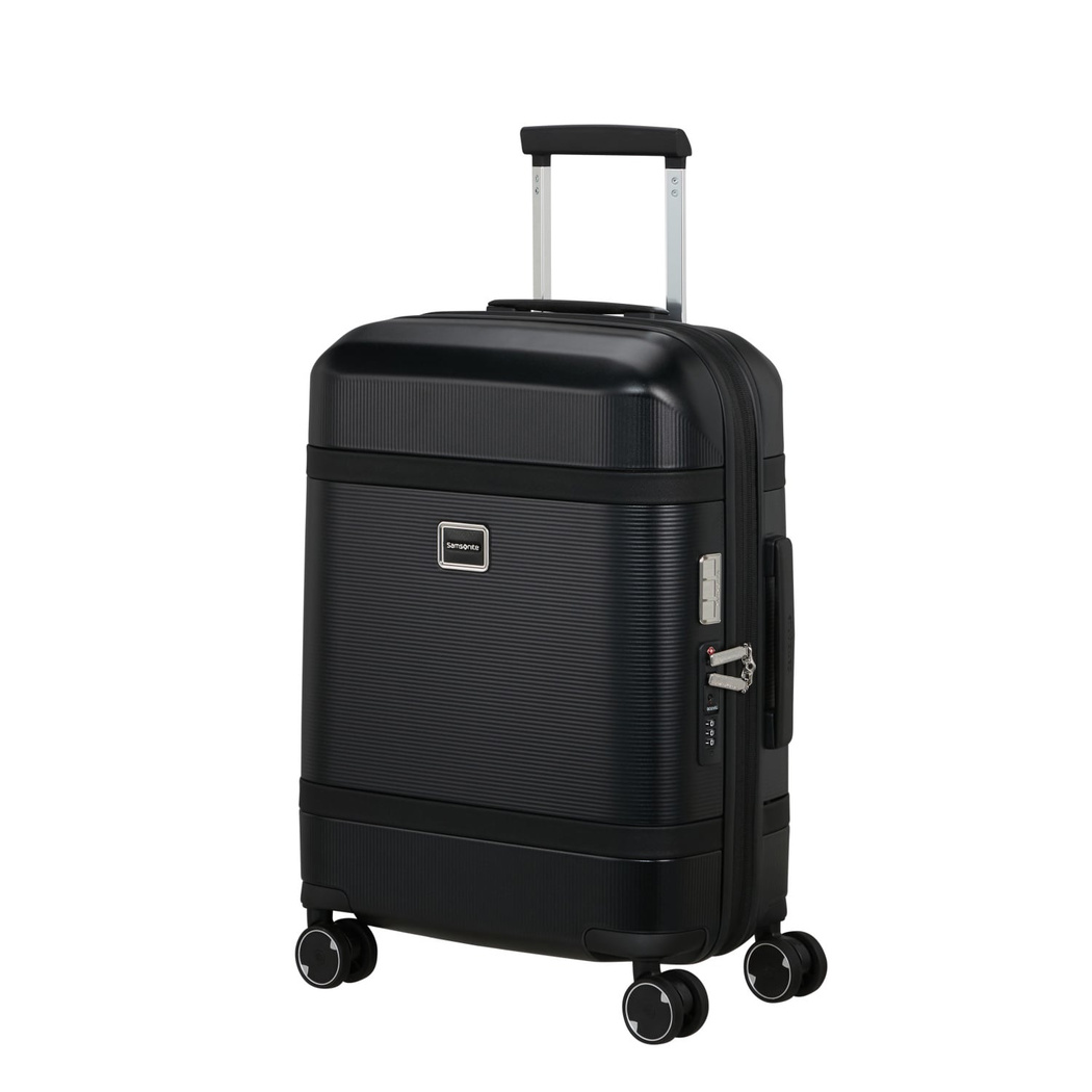 Samsonite Image Siyah - 4 Tekerlekli Körüklü 55/20 Kabin Boy Valiz
