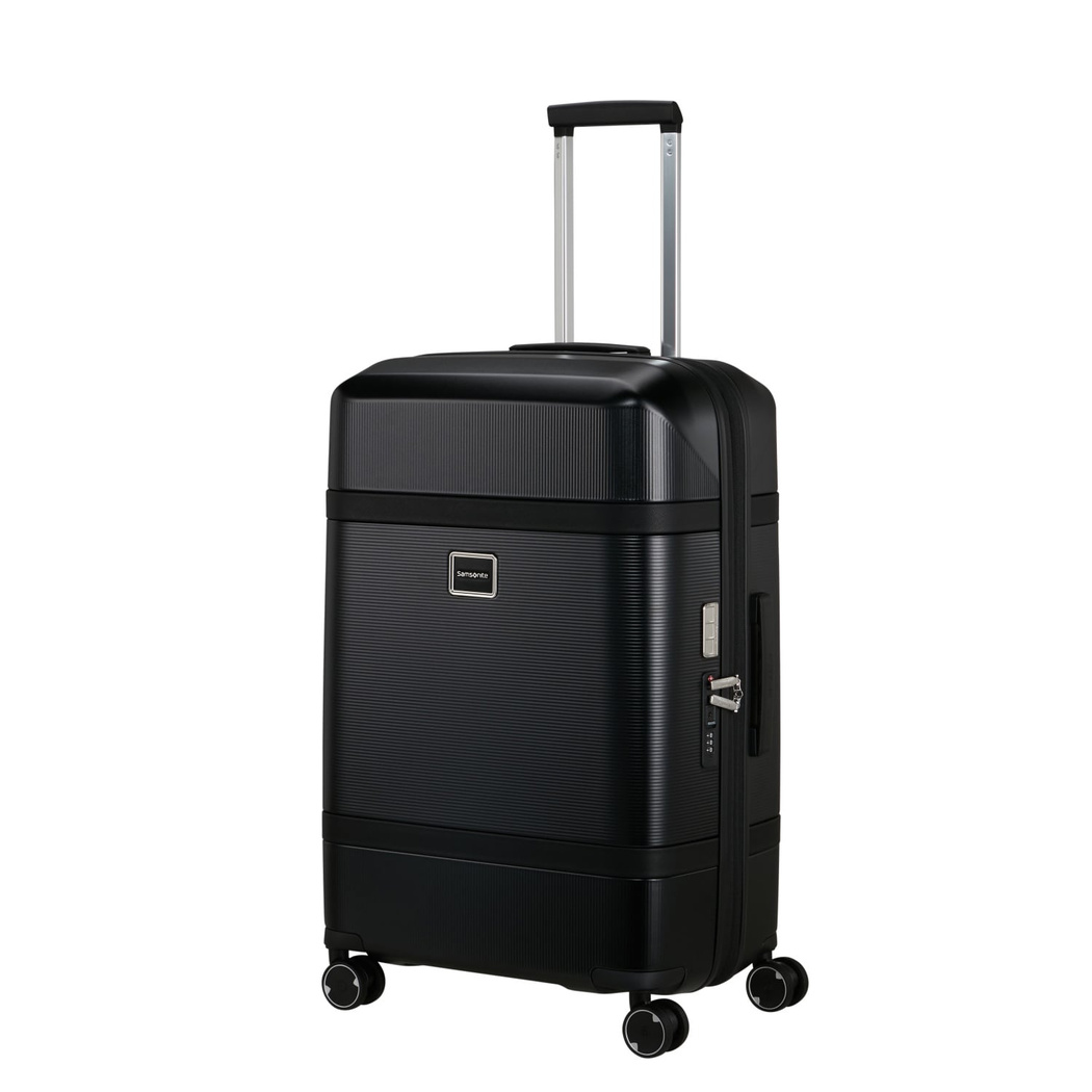 Samsonite Image Siyah - 4 Tekerlekli Körüklü 69/25 Orta Boy Valiz