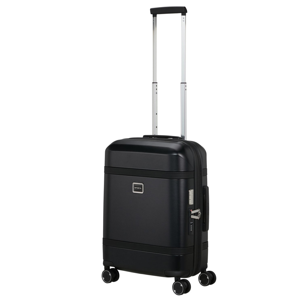 Samsonite Image Siyah - 4 Tekerlekli Körüklü 55/20 Kabin Boy Valiz