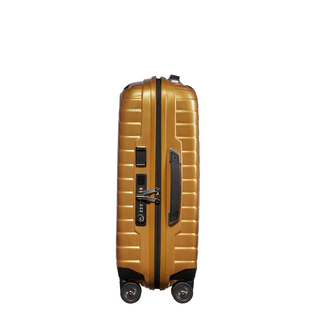 Samsonite Proxis - Spinner Sarı 4 Tekerlekli Körüklü Kabin Boy Valiz 55 cm