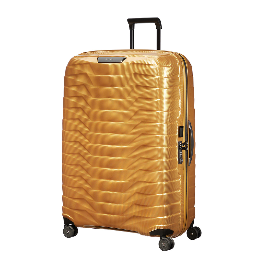 Samsonite Proxis - Spinner Sarı 4 Tekerlekli Ekstra Büyük Boy Valiz 81 cm