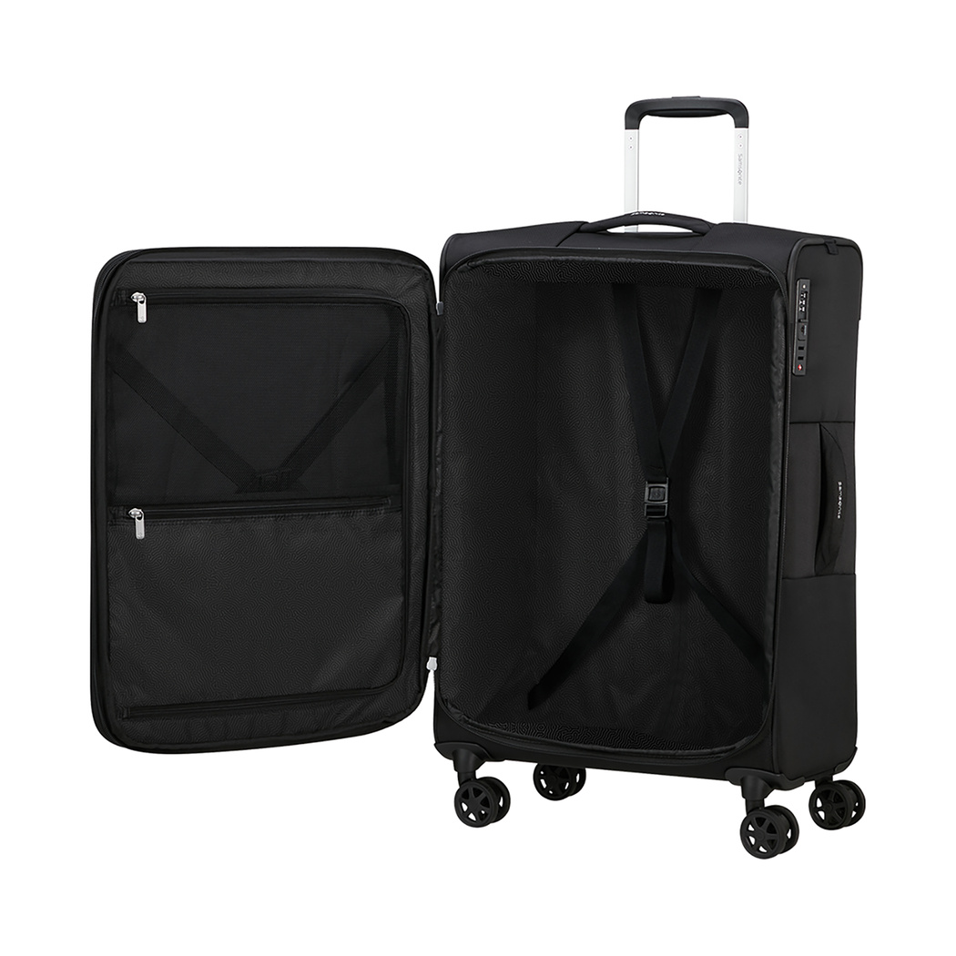 Samsonite Siyah Urbify Spinner - Körüklü Büyük Boy Valiz