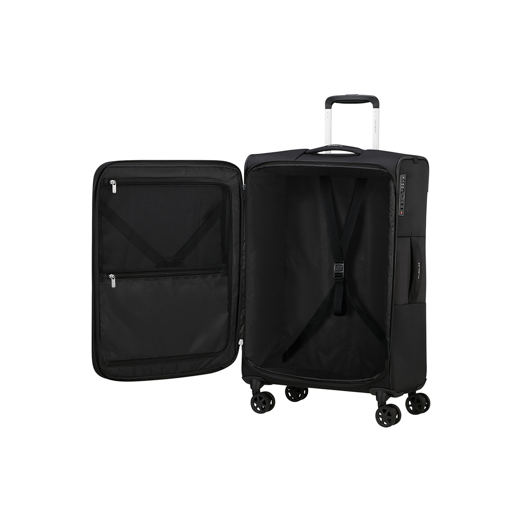 Samsonite Siyah Urbify-Spinner - Körüklü Kabin Boy Valiz