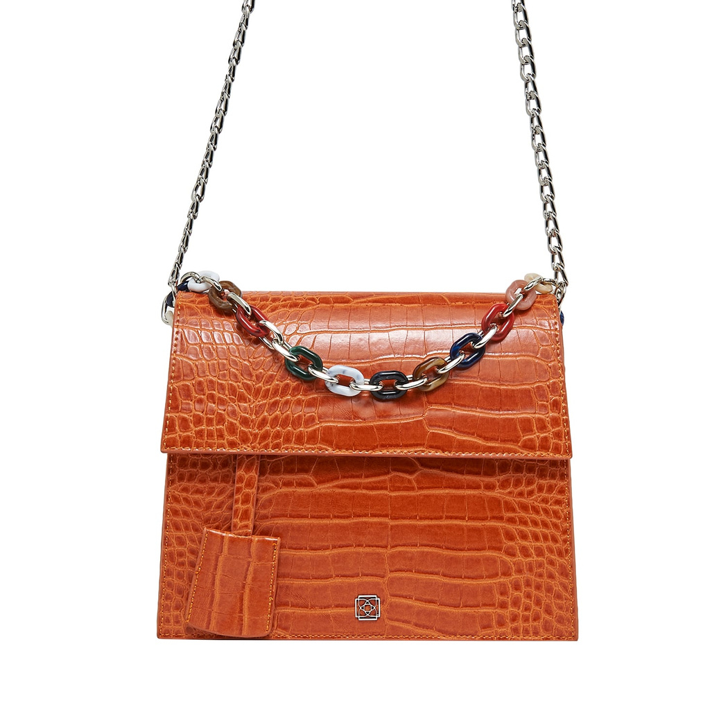 Sanders Zincir Detaylı Kadın Omuz Çantası