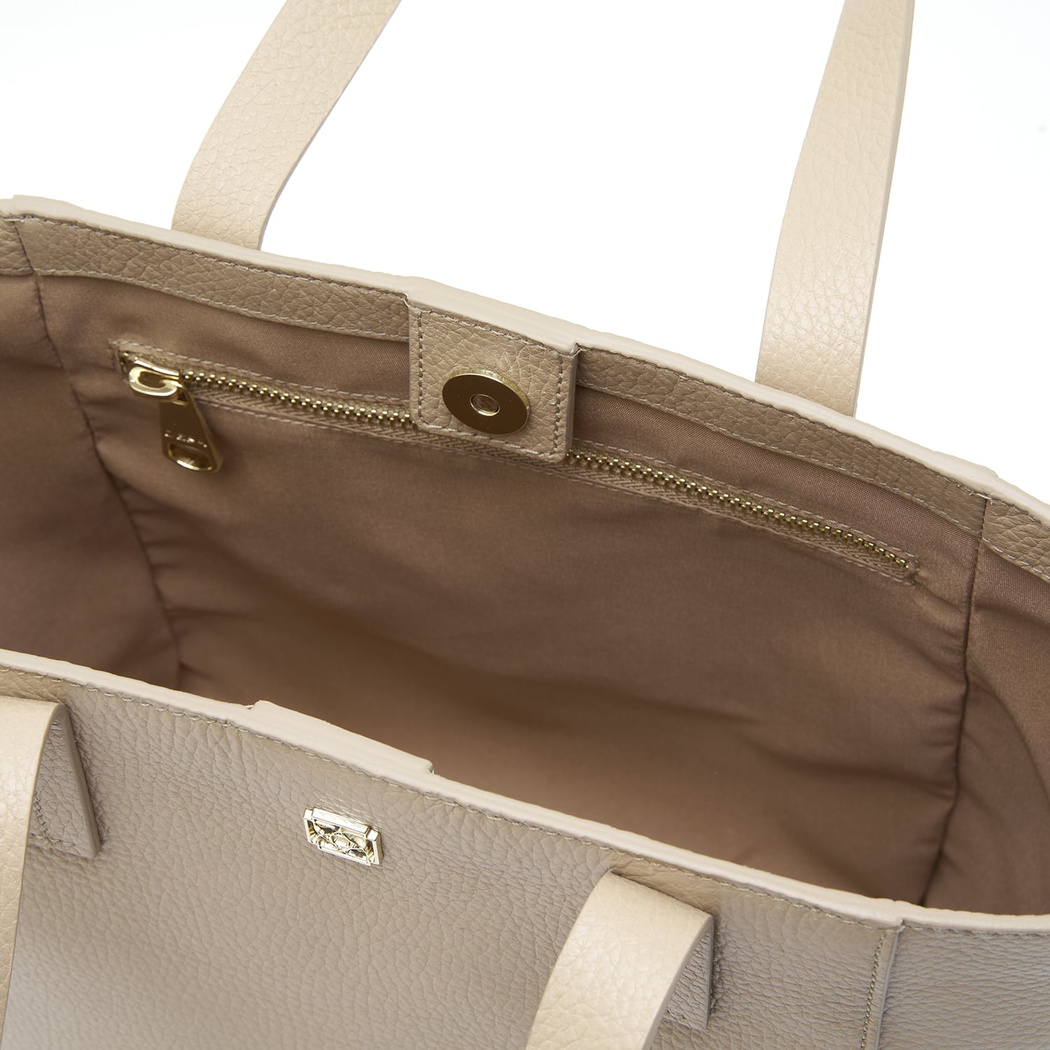 Sandio Bej Kadın Deri Omuz Çantası 