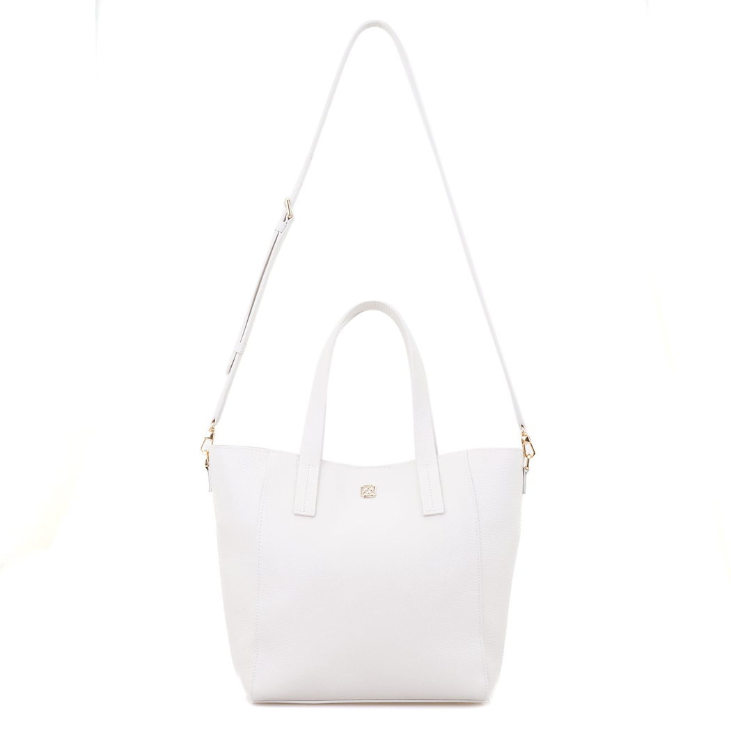 Sandio Beyaz Kadın Deri Omuz Çantası 