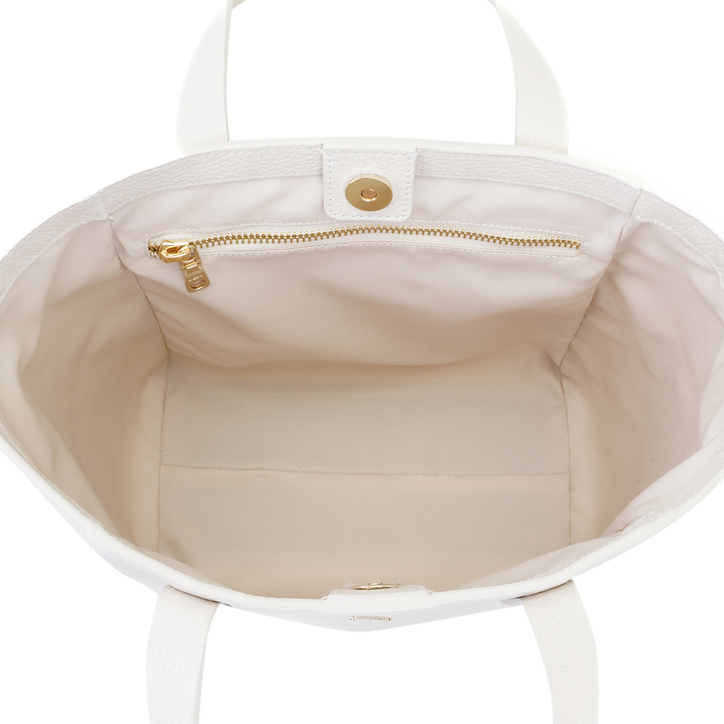 Sandio Beyaz Kadın Deri Omuz Çantası 