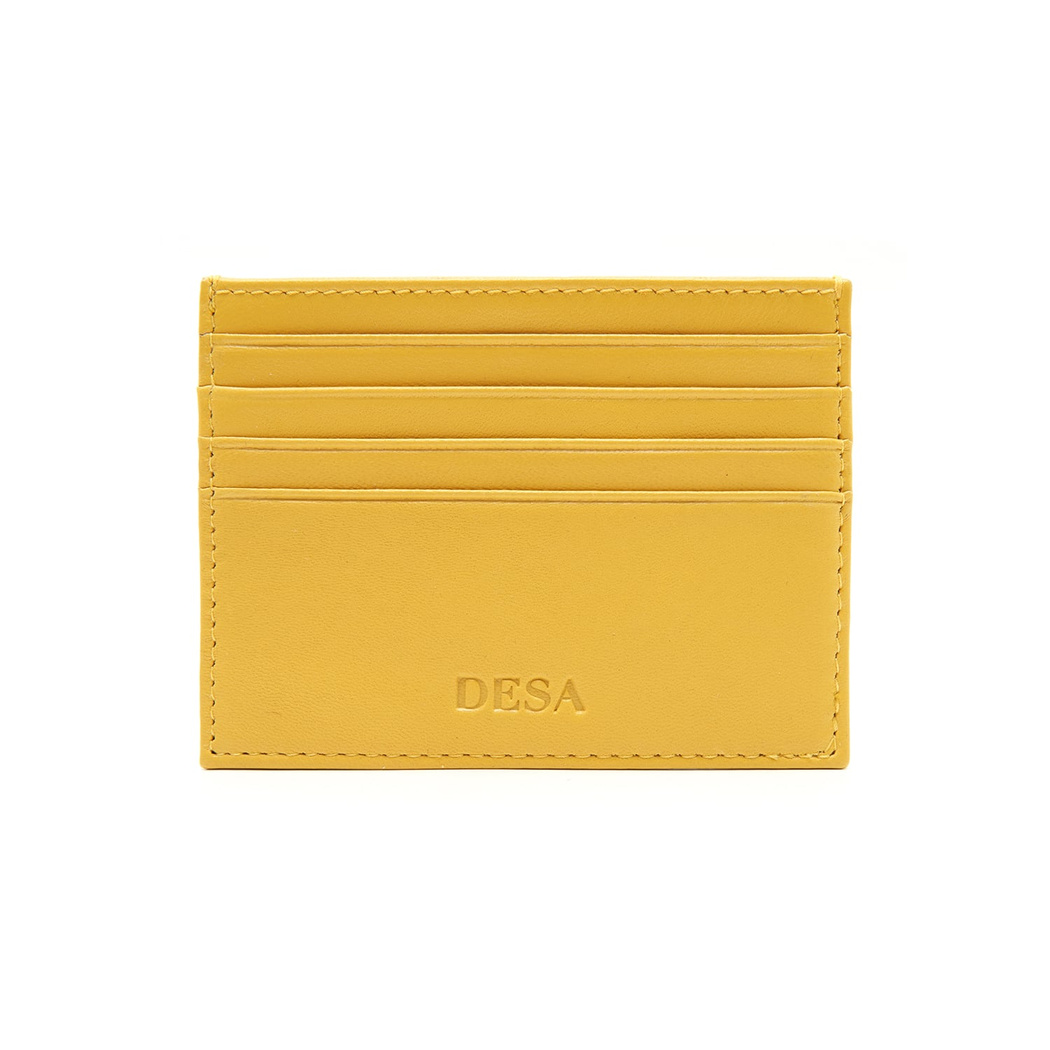Sarı Kadın Deri Kartlık
