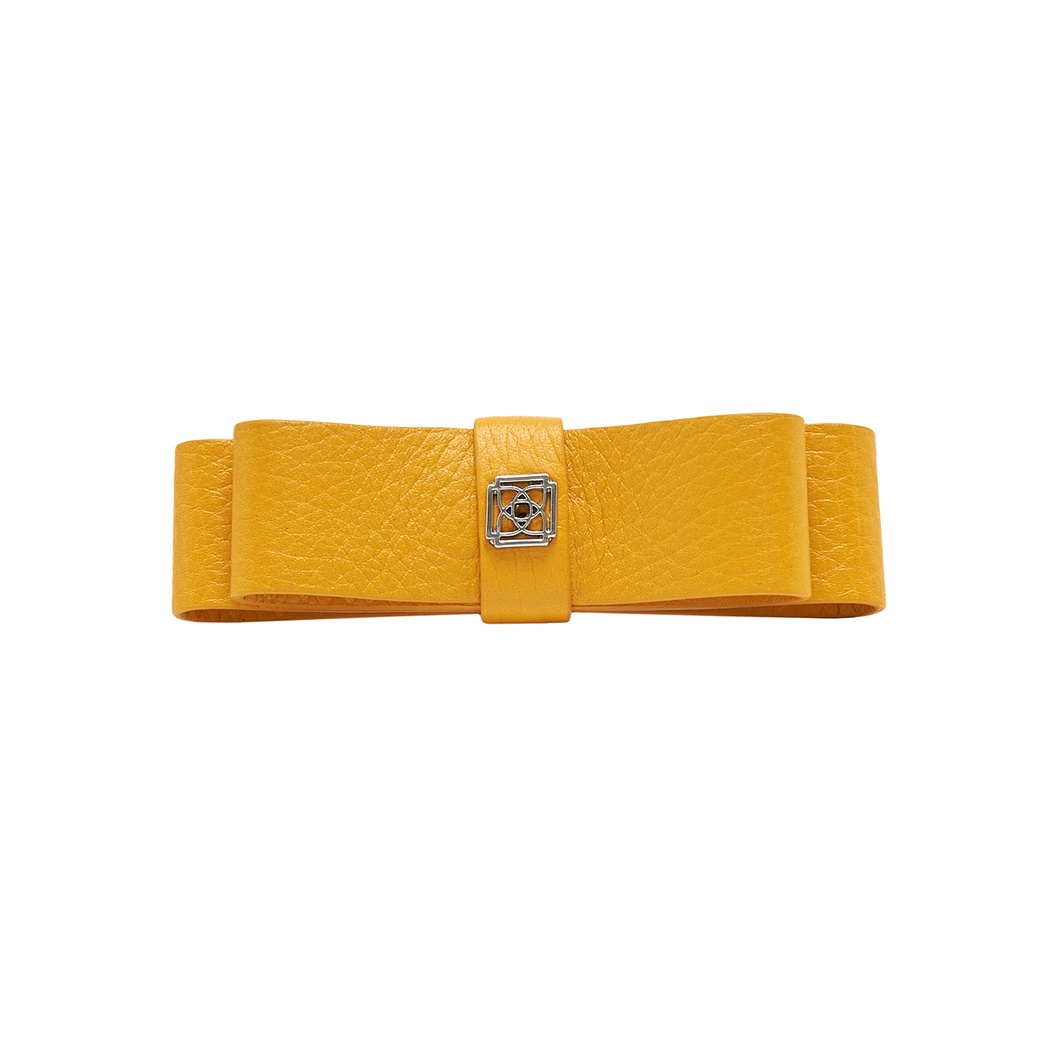 Sarı Vanni Kadın Deri Toka