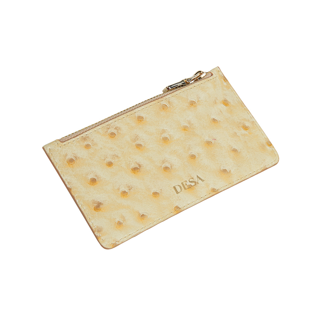 Sarı Welkin Kadın Deri Kartlık