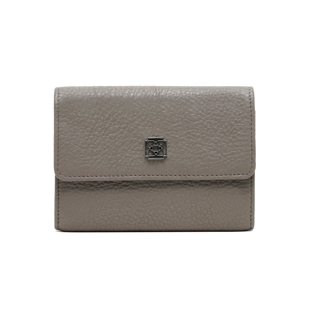 Sarina Gri Kadın Floter Deri Cüzdan