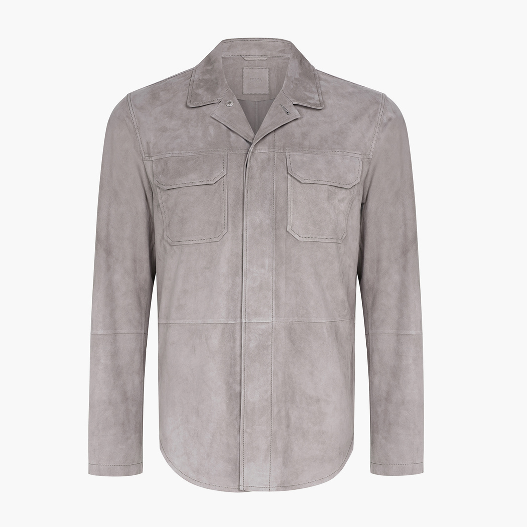 Saverio Erkek Süet Deri Gömlek