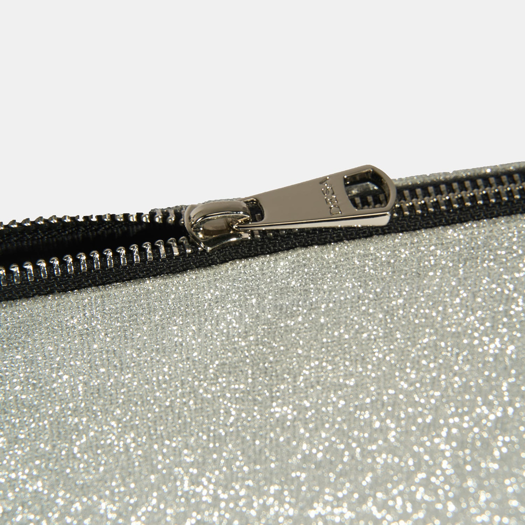 Selira Açık Gri Simli Kadın Portföy Çanta