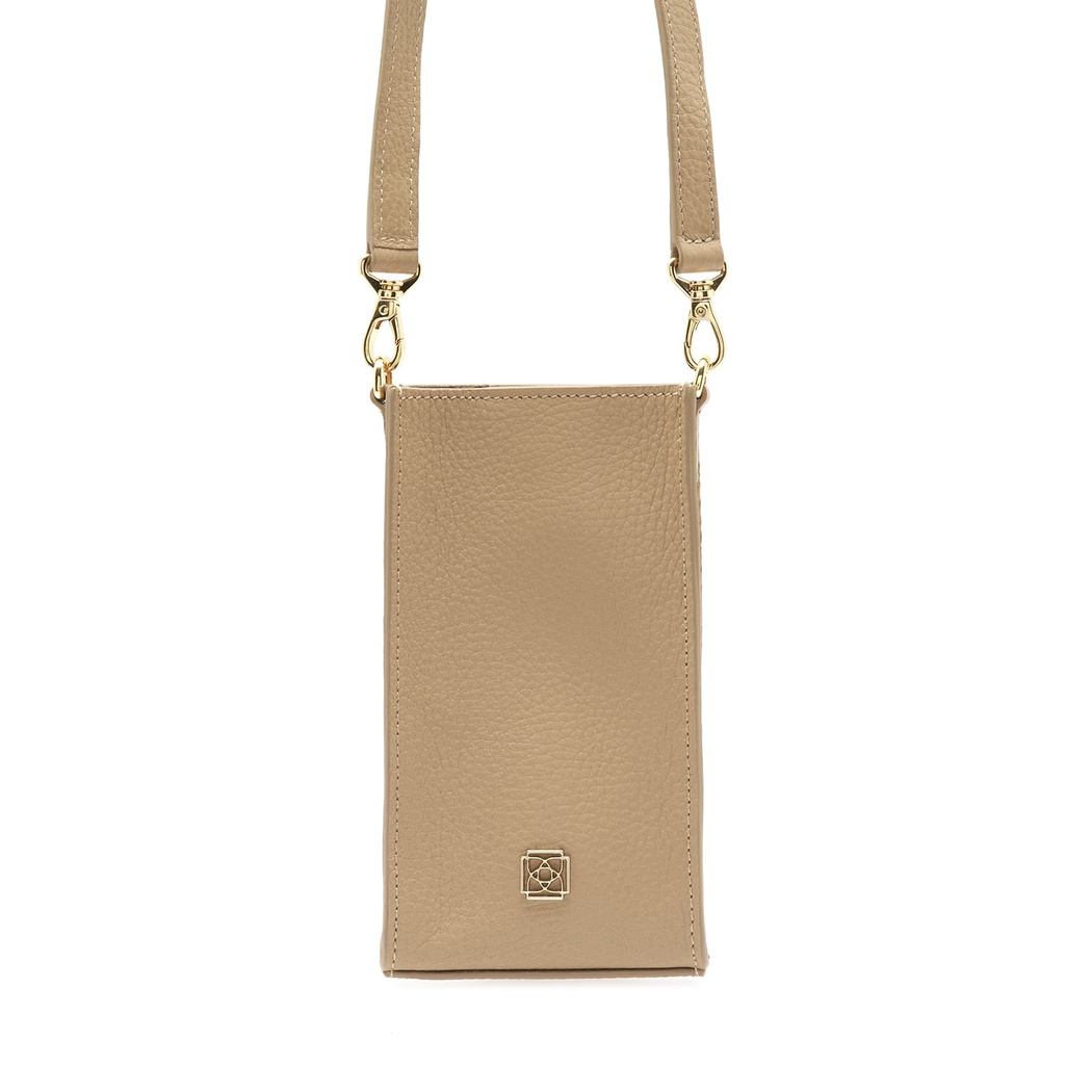 Senni Bej Kadın Deri Telefon Çantası 