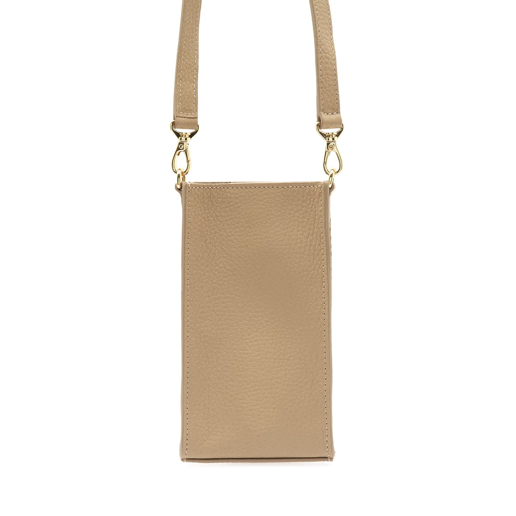 Senni Bej Kadın Deri Telefon Çantası 