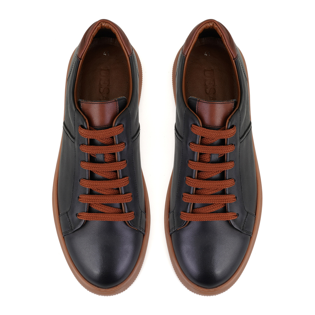 Seth Siyah Erkek Deri Spor Ayakkabı