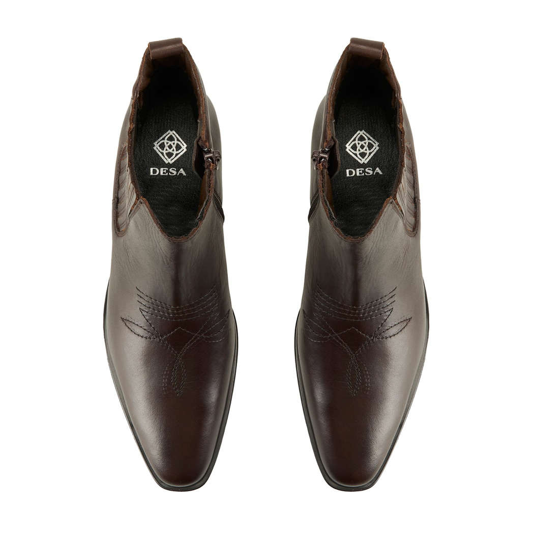 Setra Koyu Kahve Kadın Deri Bot