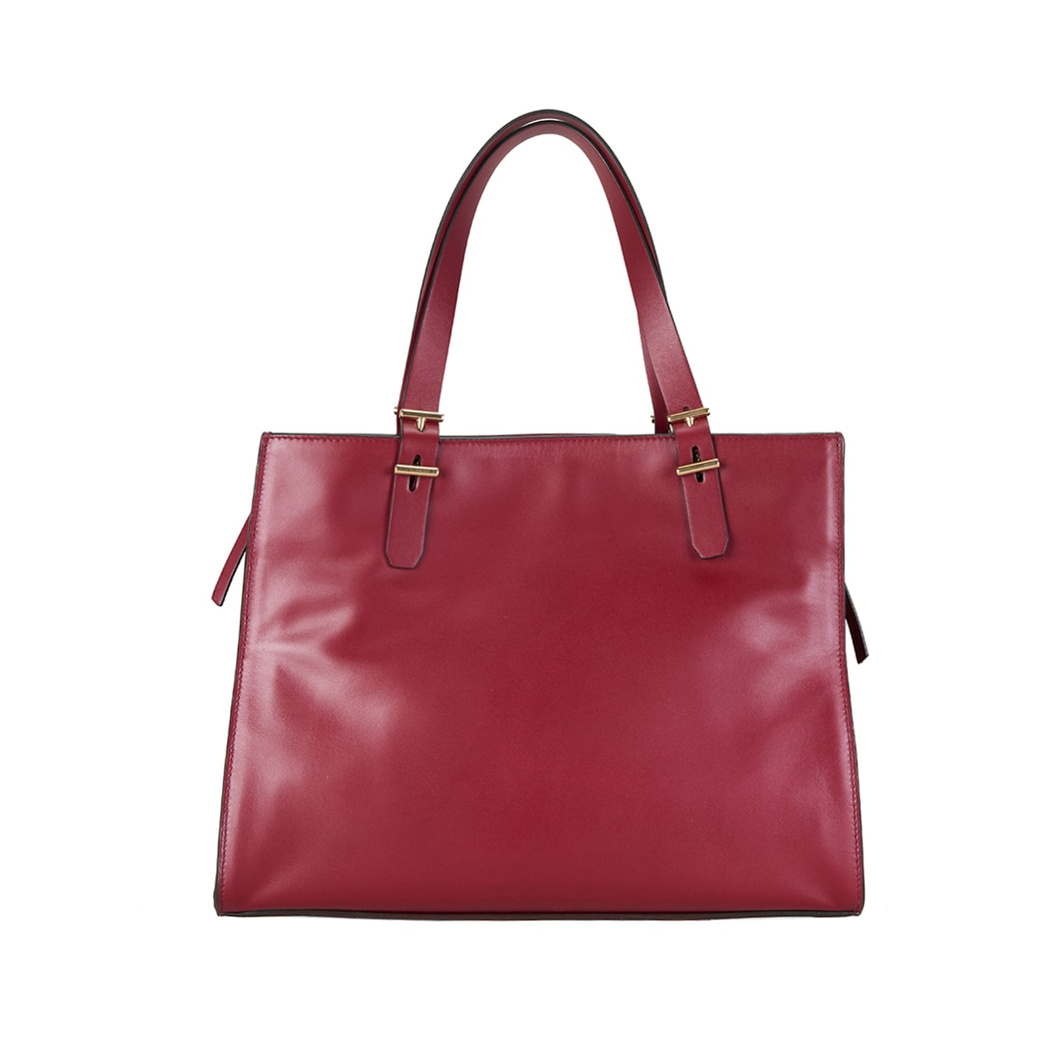 Seven Medium Bordo Kadın Deri Omuz Çantası