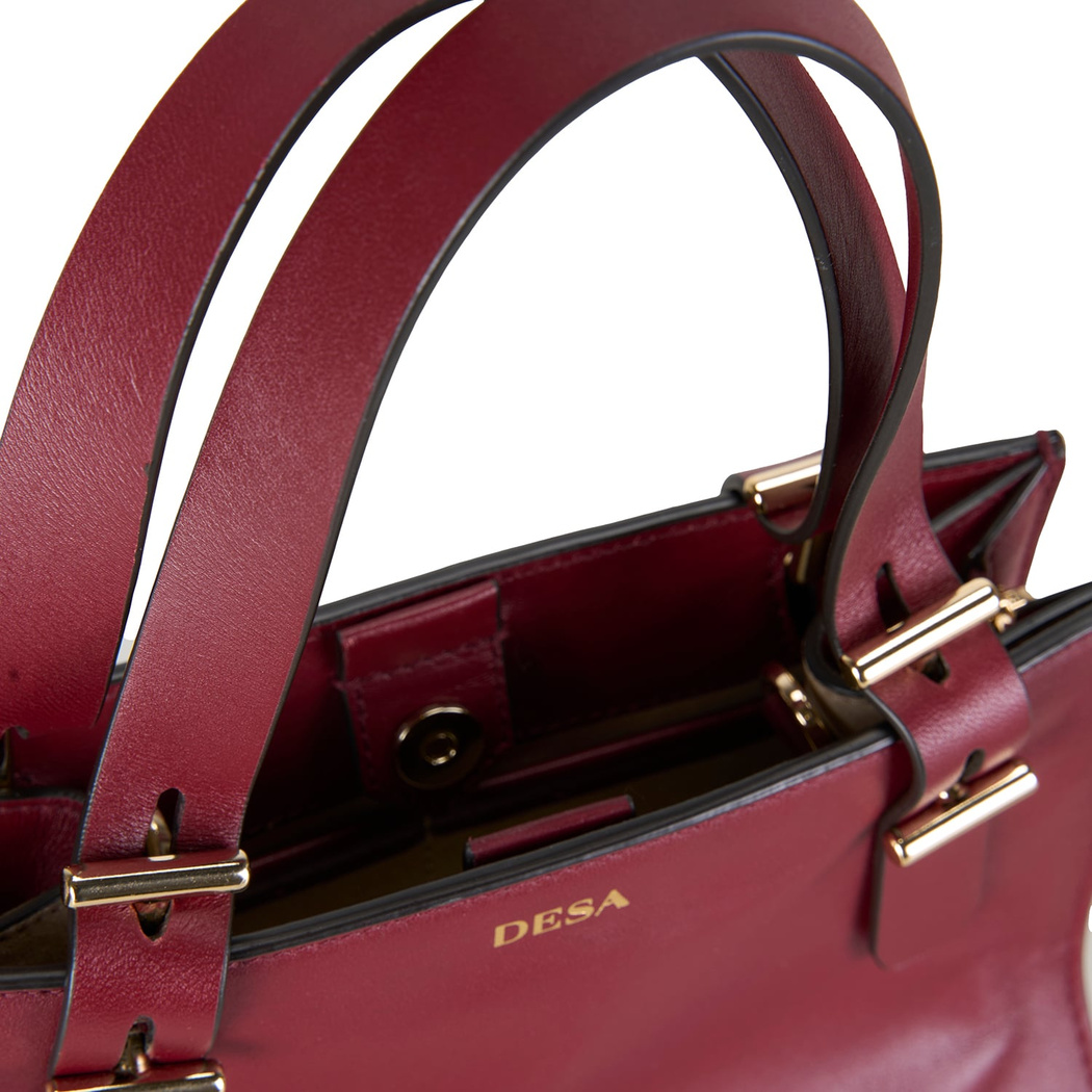 Seven Small Bordo Kadın Deri Omuz Çantası