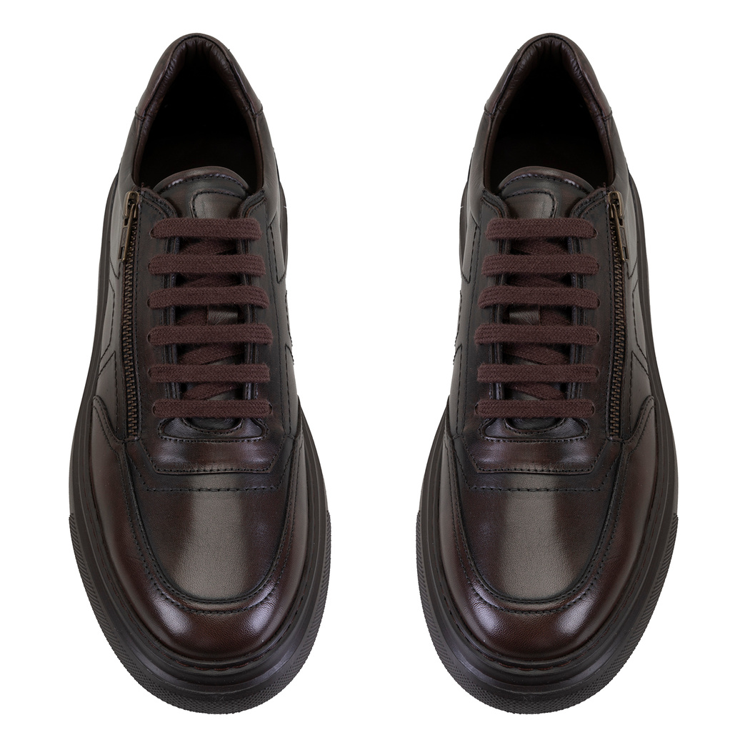 Sharonia Kahve Erkek Günlük Deri Ayakkabı