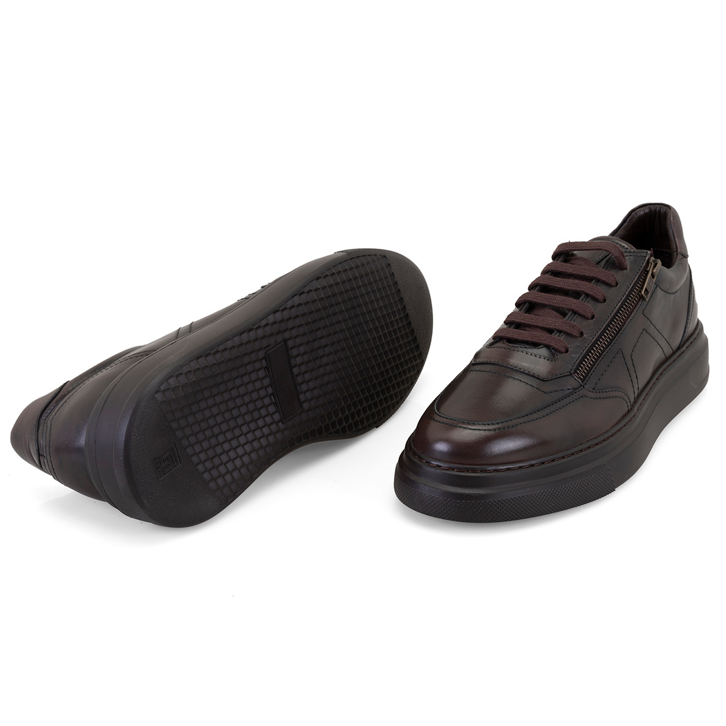 Sharonia Kahve Erkek Günlük Deri Ayakkabı