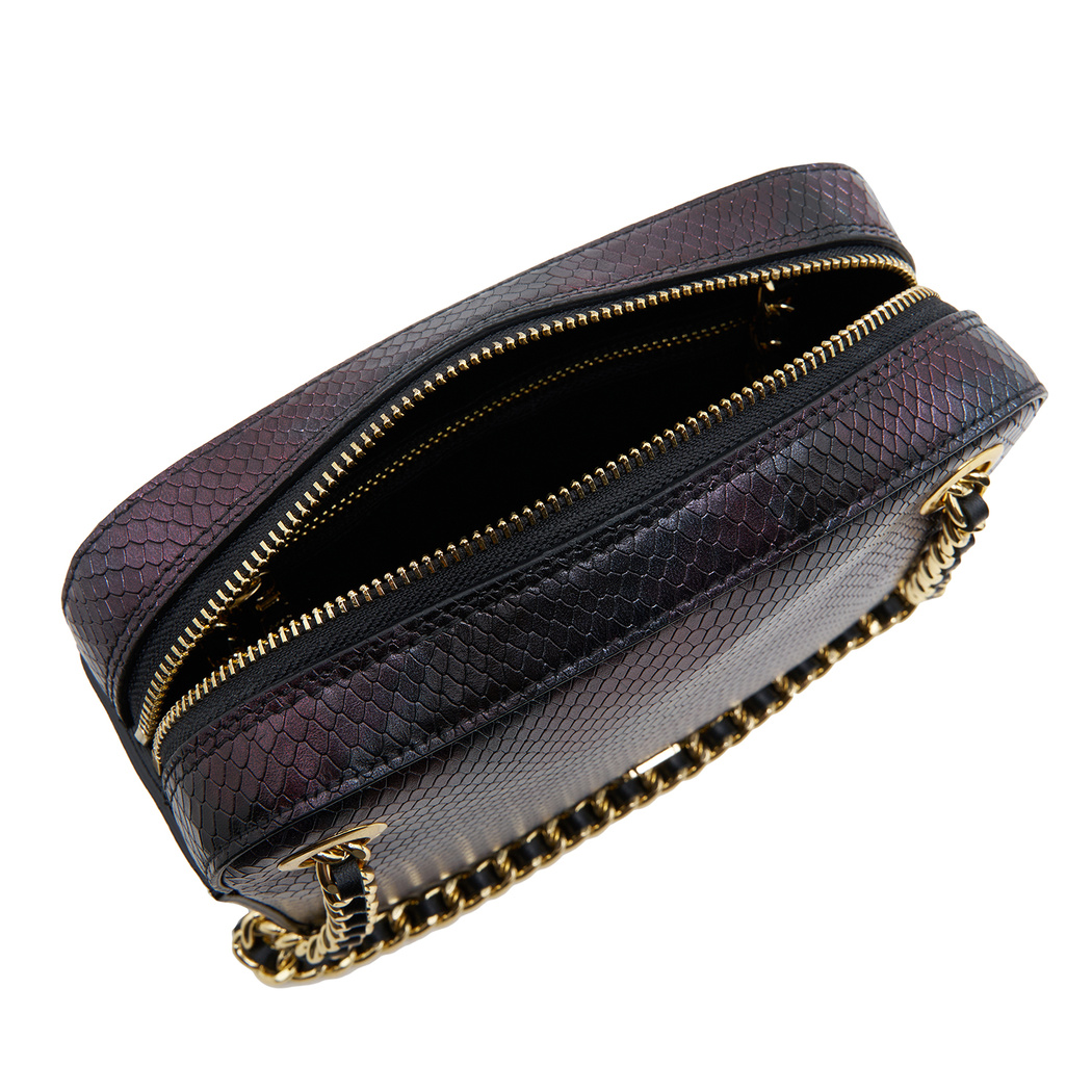 Shay Kadın Yılan Baskılı Deri Omuz Askılı Çanta