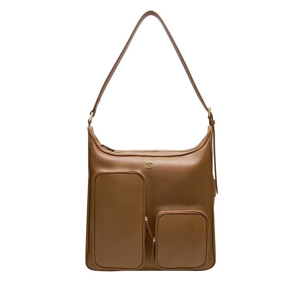 Shay Taba Kadın Cepli Deri Omuz Çantası