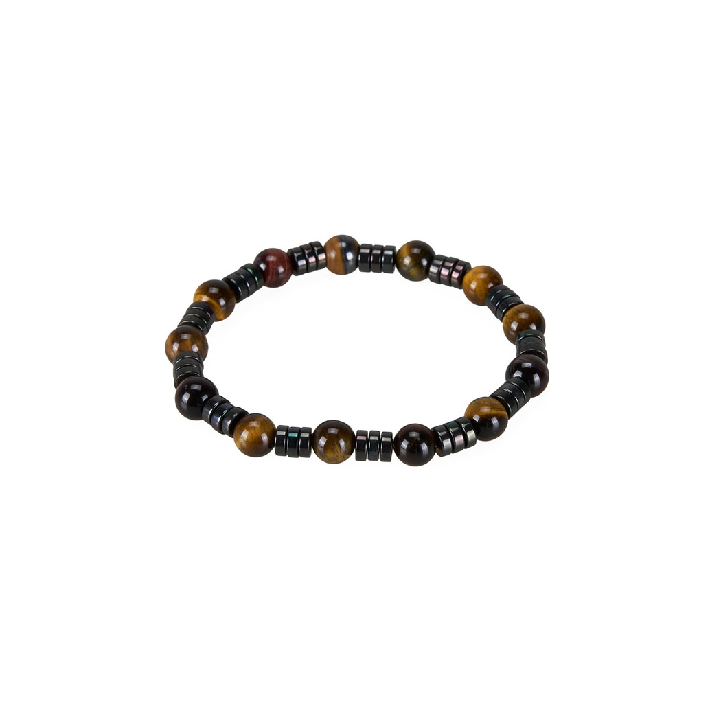 Sitrin Doğal Taşlı Erkek Bileklik