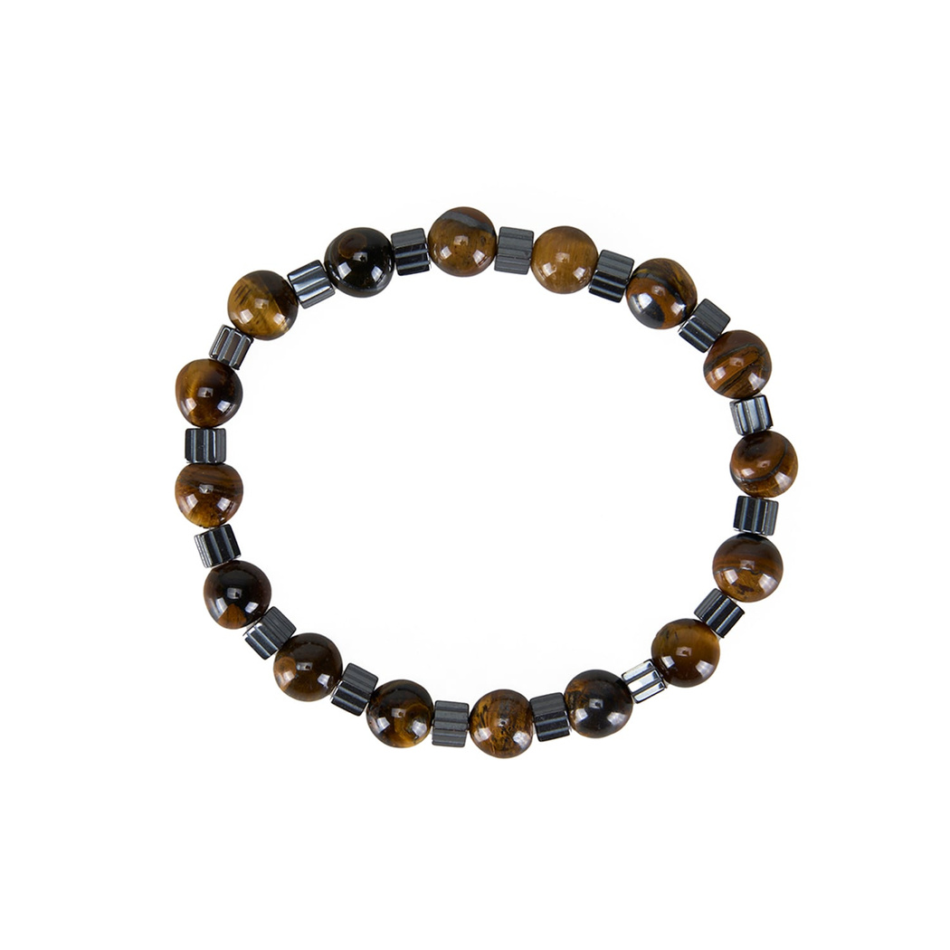 Sitrin Doğal Taşlı Erkek Bileklik