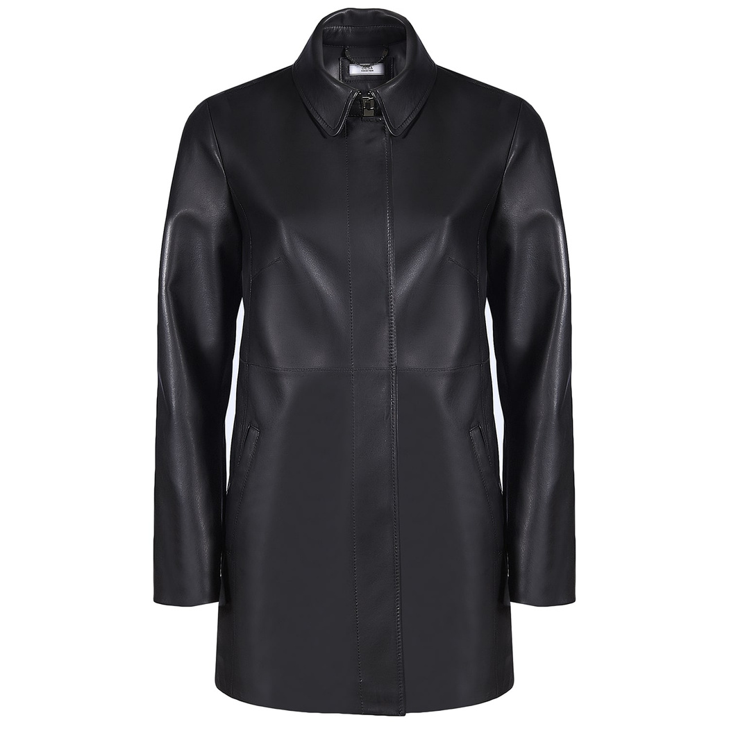 Siyah Aivy Kadın Deri Ceket