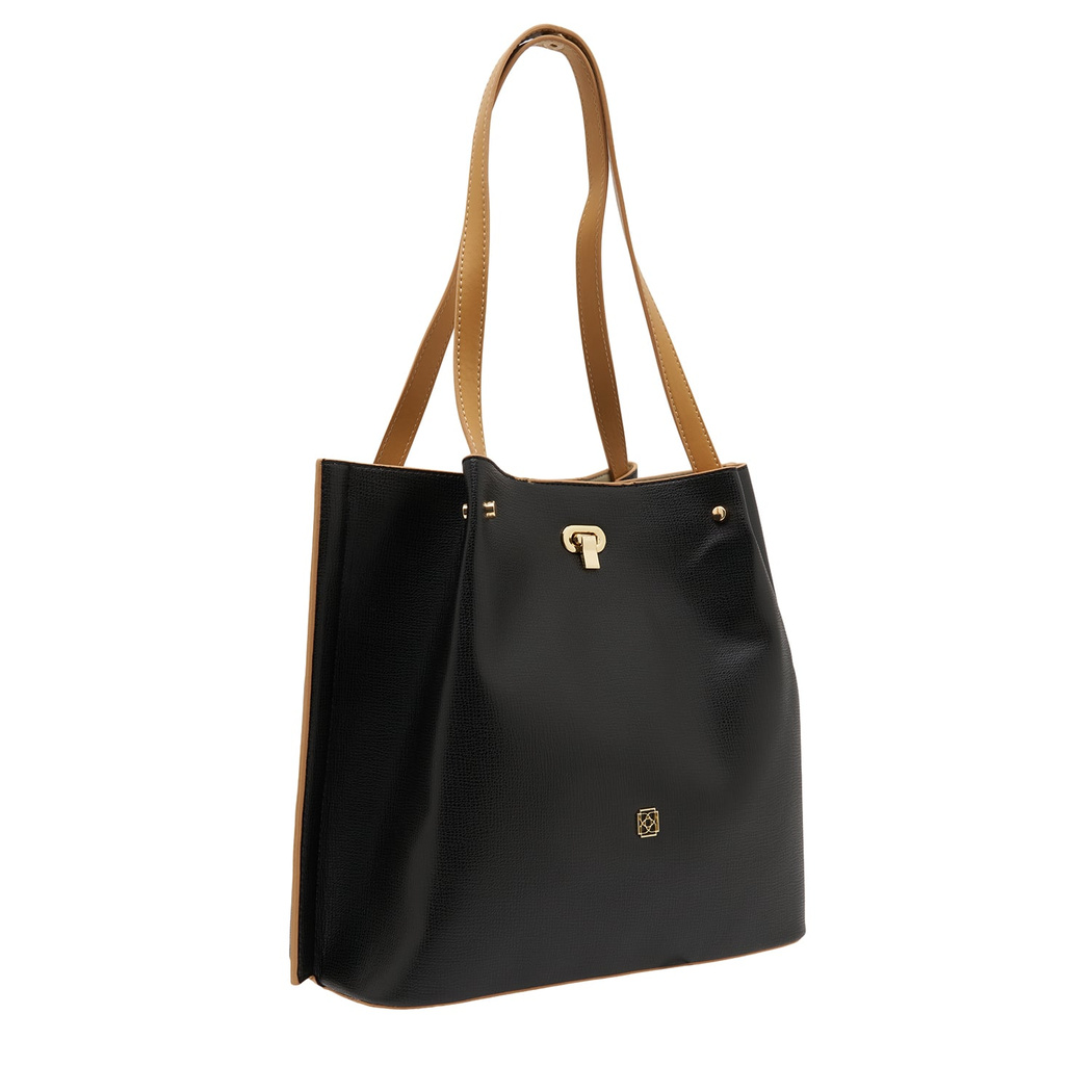 Siyah Alette Kadın Omuz Askılı Çanta