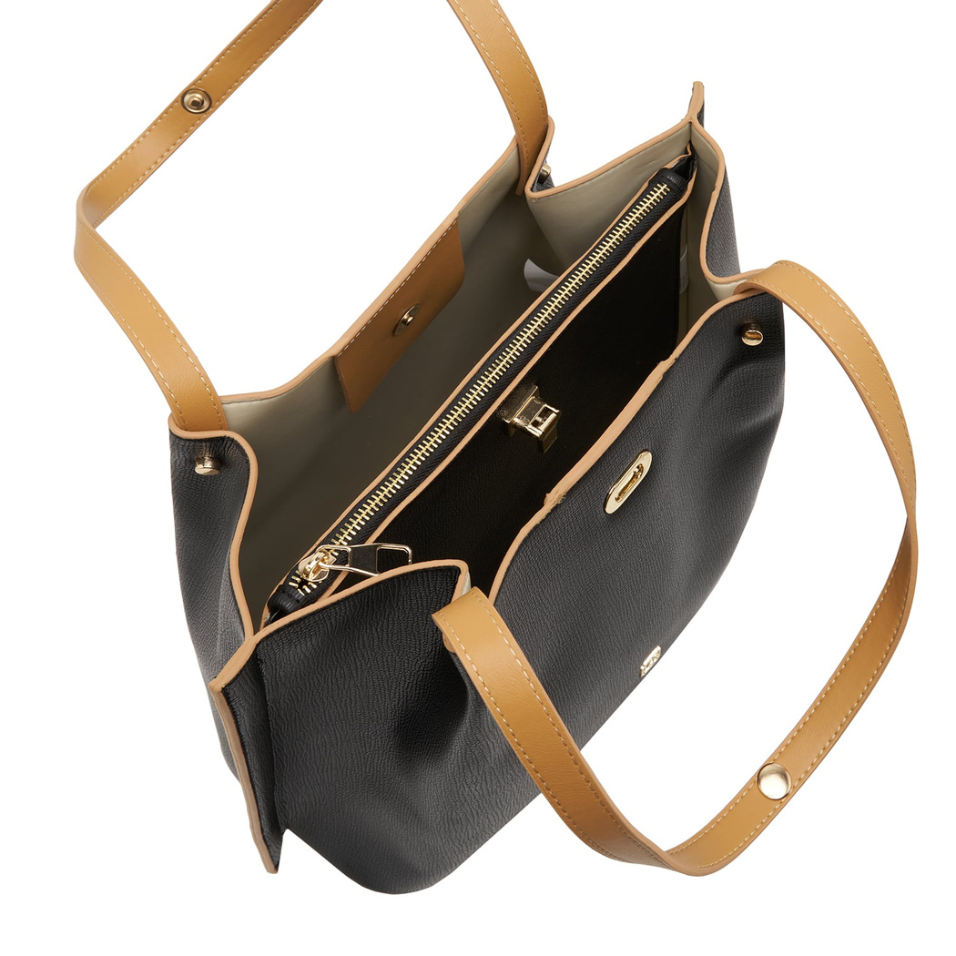 Siyah Alette Kadın Omuz Askılı Çanta