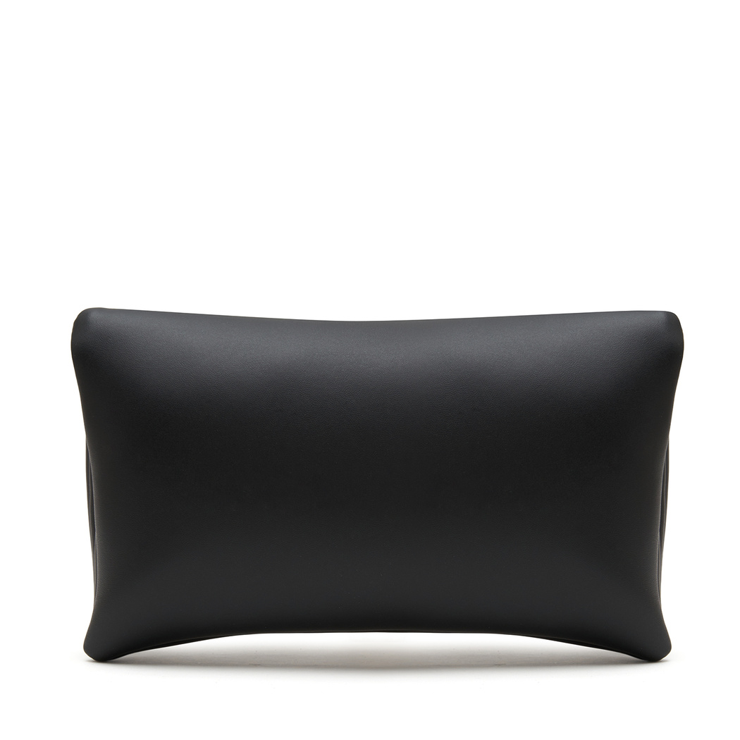 Siyah Amite Fiyonklu El Çantası