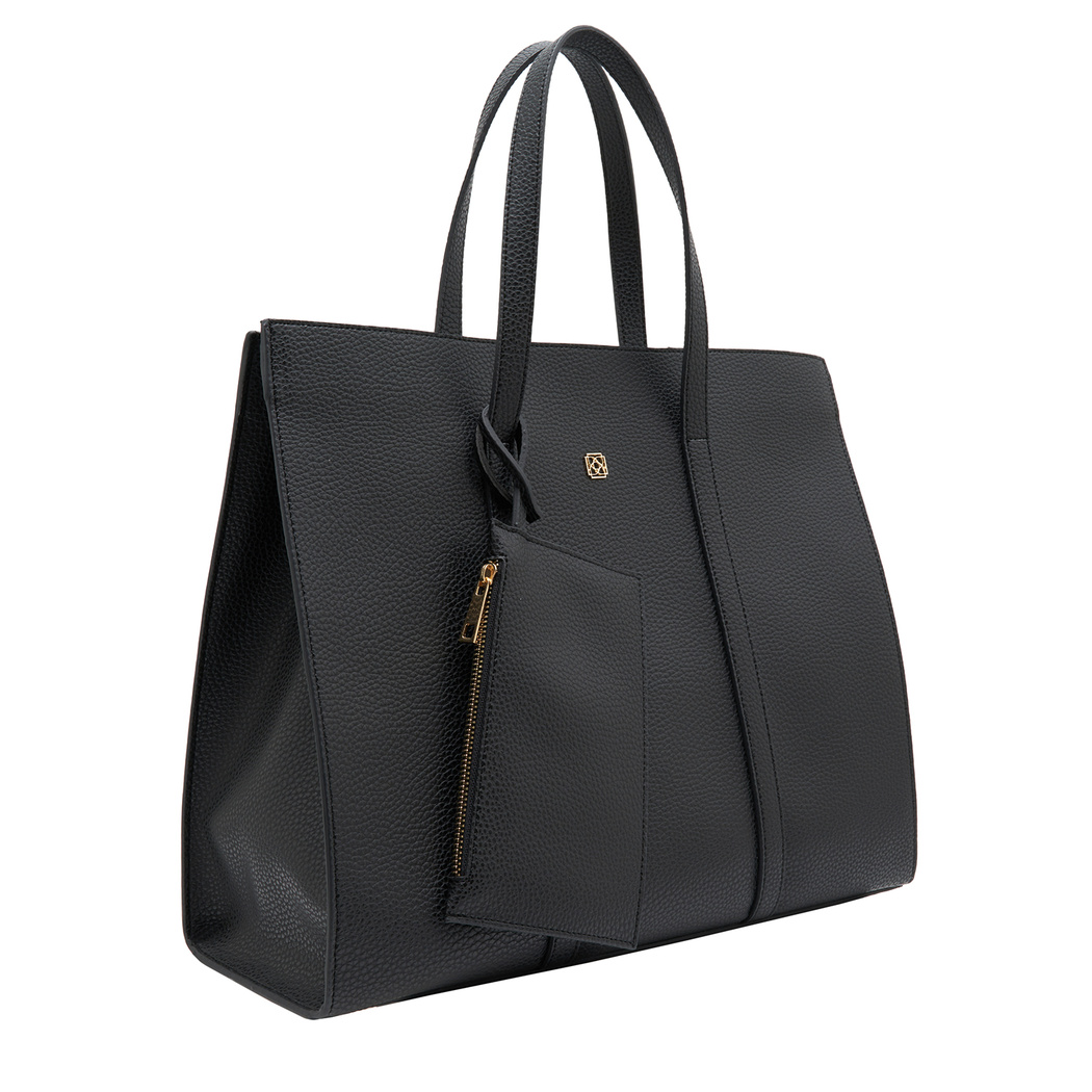 Siyah Ange Kadın Omuz Askılı Çanta