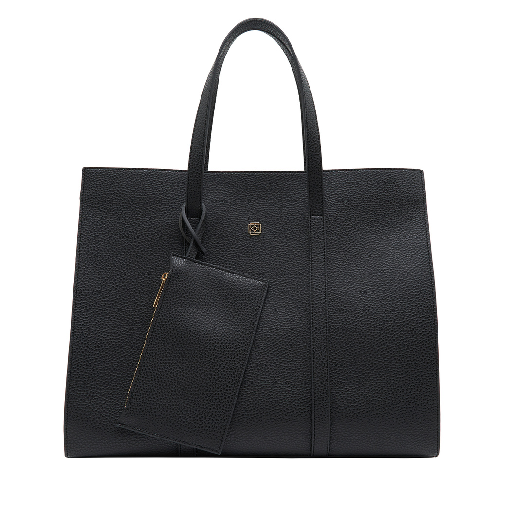 Siyah Ange Kadın Omuz Askılı Çanta