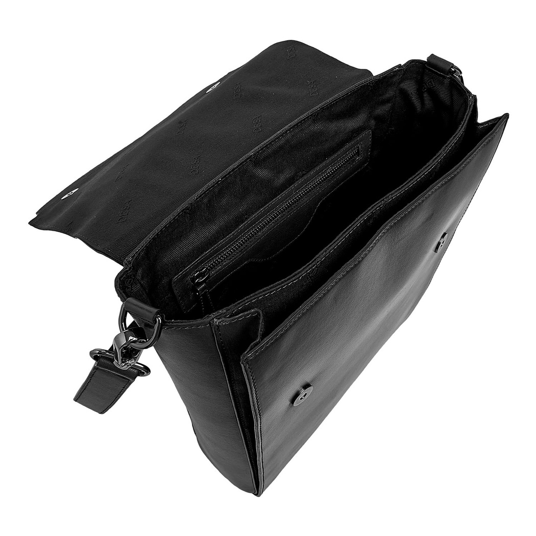 Siyah Arber Erkek Postası Deri Çantası