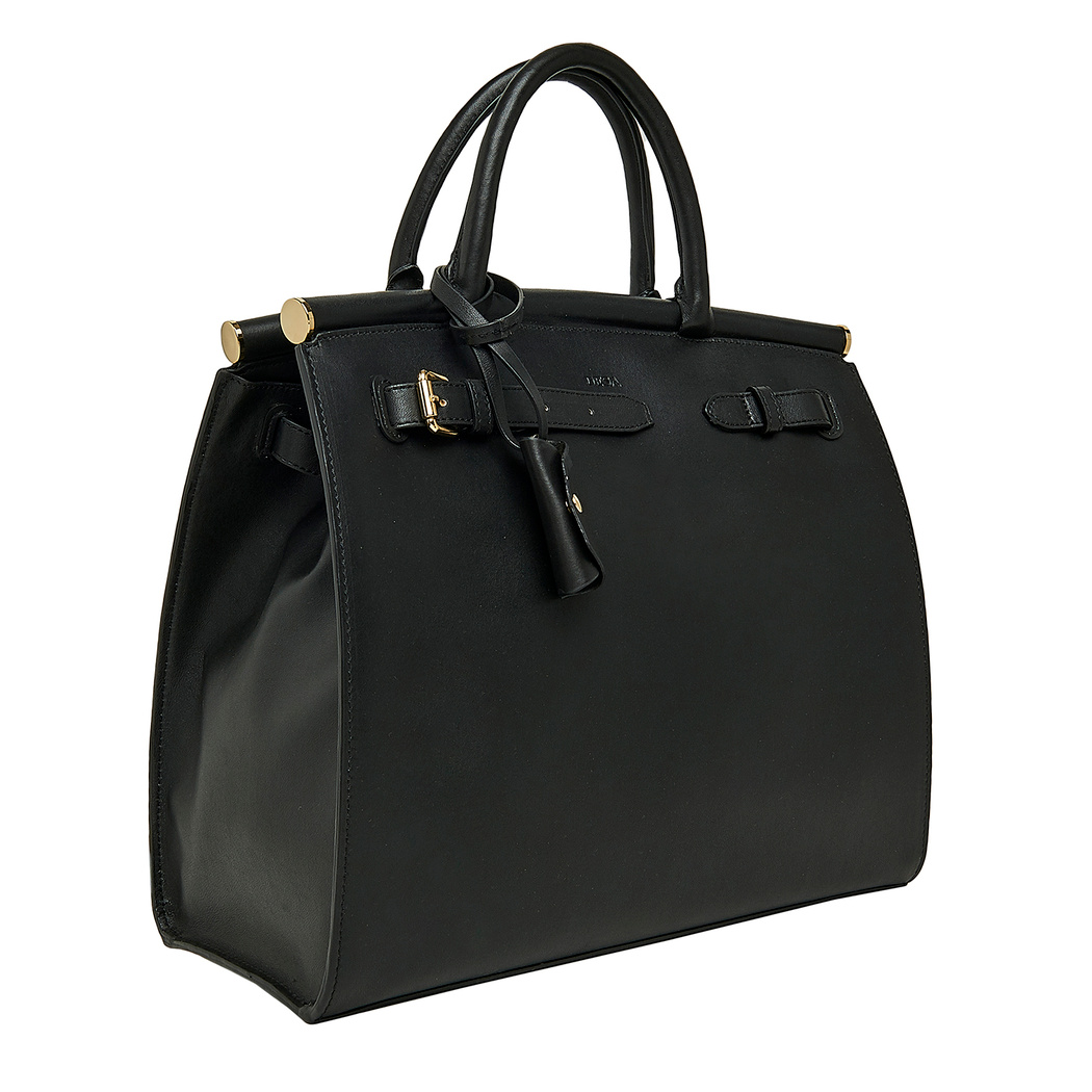 Siyah Aria Kadın Deri El Çantası