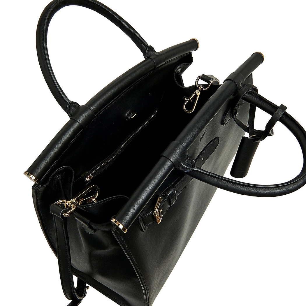 Siyah Aria Kadın Deri El Çantası