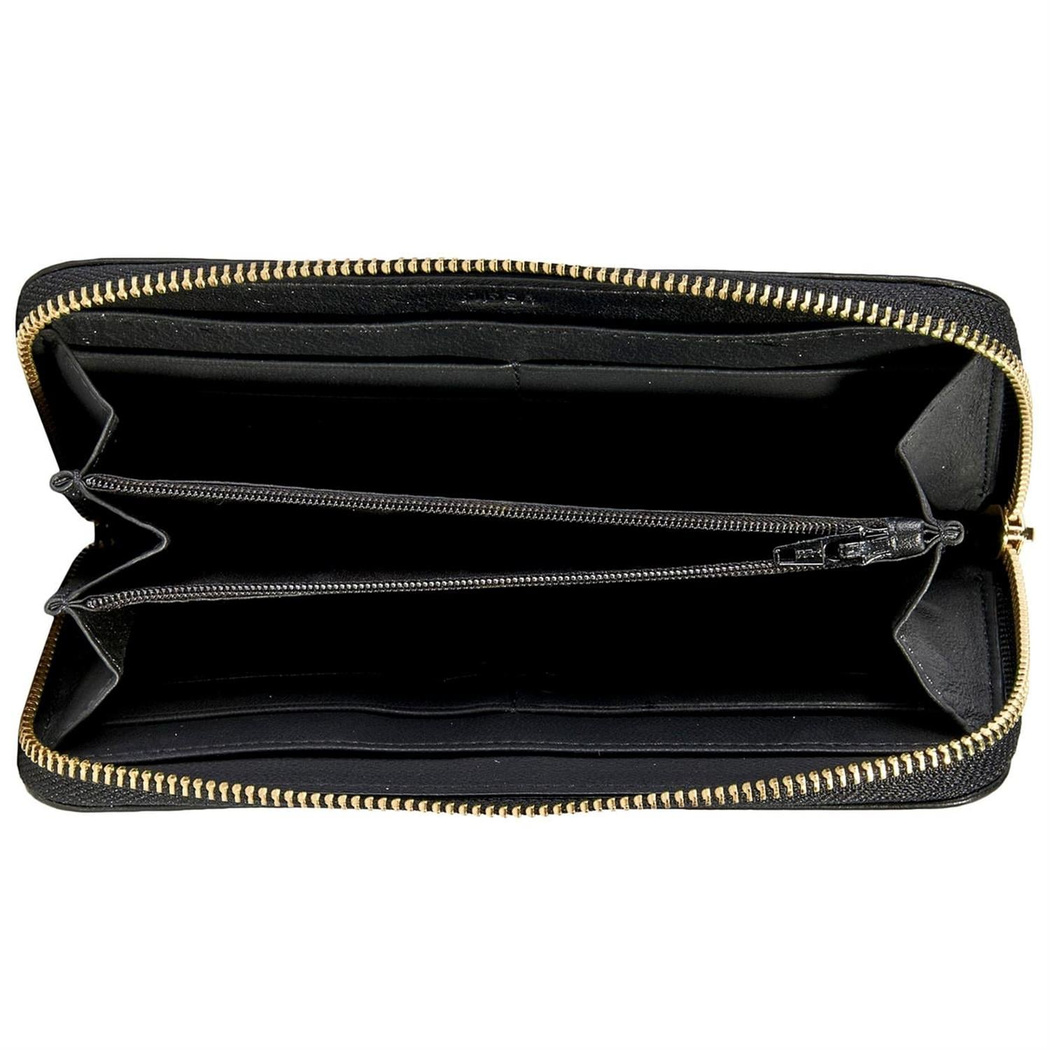 Siyah Bibiana Kadın Deri Cüzdan