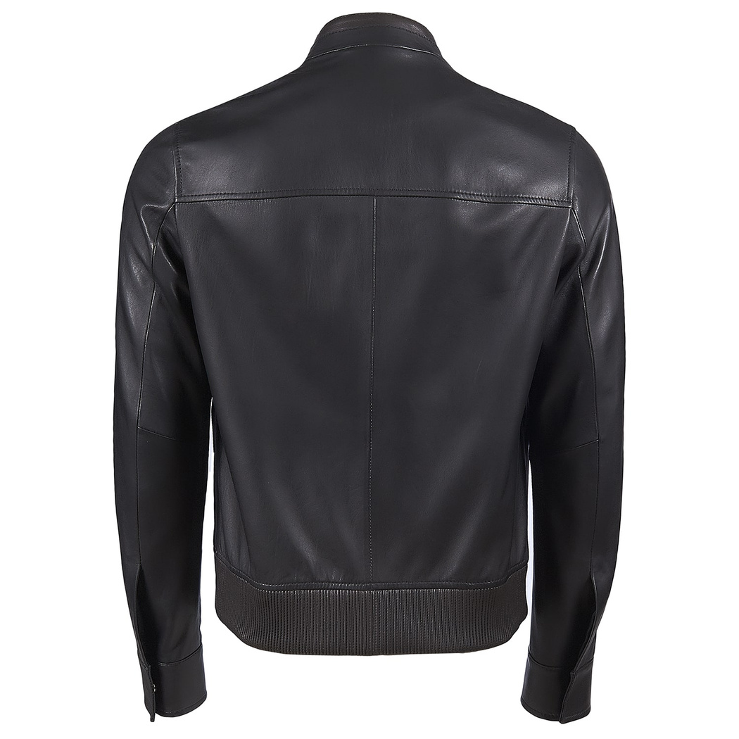 Siyah Cirocco Erkek Deri Ceket