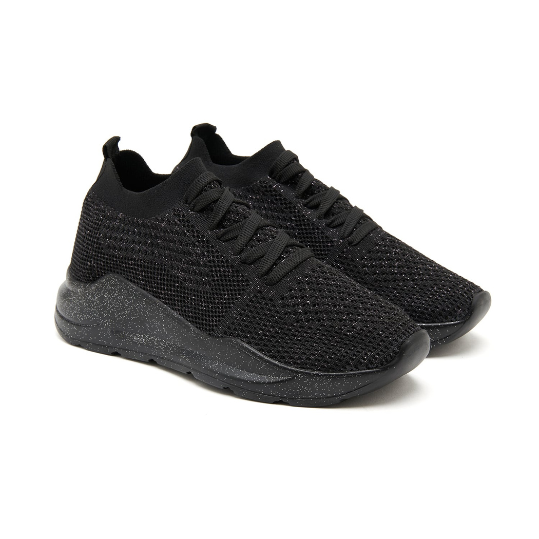 Siyah Clara Kadın Triko Günlük Ayakkabı